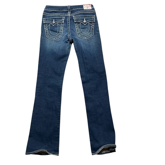 True Religion Dark Blue Flare Jeans - Picture 1 of 11